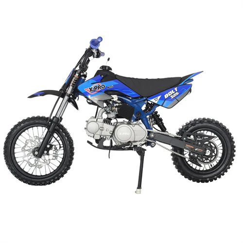 Free Shipping! X-PRO Bolt 125cc Dirt Bike with 4-Speed Semi-Automatic Transmission, Kick Start, Big 14in/12in Tires! Zongshen Brand Engine! - Image 3