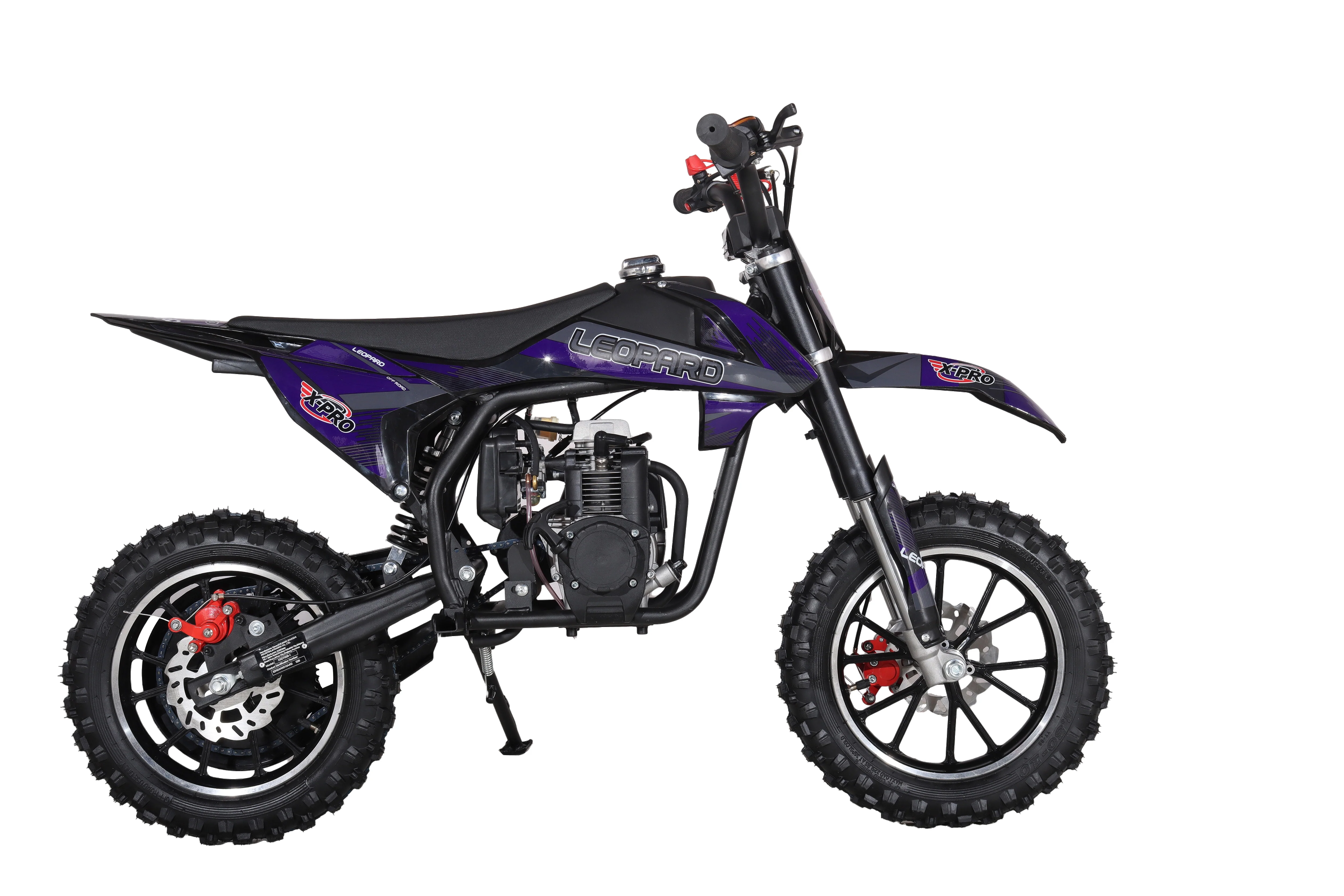 Free Shipping! X-PRO Leopard Mini Dirt Bike, Gas Power 4 Stroke Dirt Bike! 40CC Pit Bike, Pull Start, 10" Wheels! - Image 4